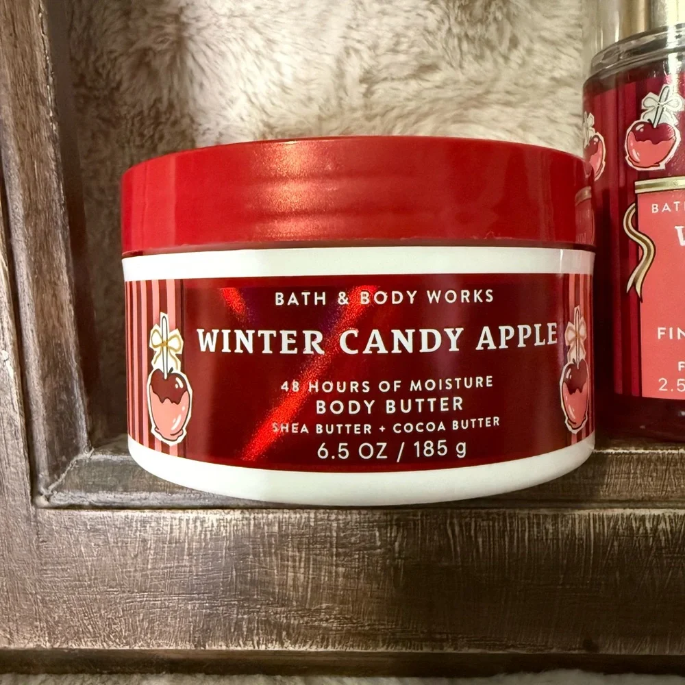 Bath & Body Works Winter Candy Apple Collection - Red